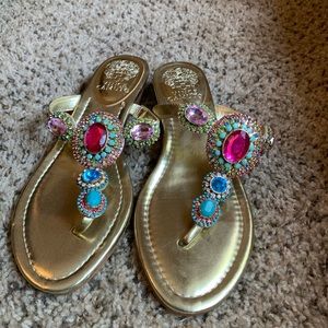 Vince Camuto gem sandals